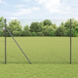 Gard Hexagonal vidaXL Gri 1,6x10 m Oțel