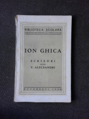 ION GHICA, SCRISORI CATRE V. ALECSANDRI foto