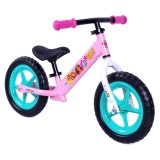 Bicicleta fara pedale copii Paw Patrol (Patrula Catelusilor) fete, cadru metalic