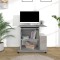 Gossi birou pentru computer, gri sonoma, 80x50x75 cm, lemn prelucrat