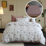 Lenjerie pat tricot bumbac 100 % cu husa-mia