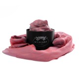 Cumpara ieftin Eșarfă Mătase Naturală Unisex Atena Roz Lila, 190x60 cm, Lucrată Manual, Made in Italy, Florală