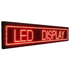 Reclama Luminoasa LED Rosu Interior 70x20cm foto