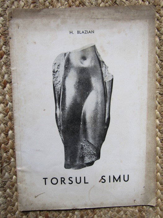 H. BLAZIAN - TORSUL SIMU 1934