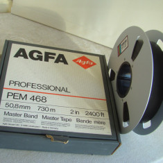 Banda AGFA Professional PEM 468 Mastering 27 cm - Rola Metalica