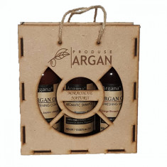 Set cadou RUSTIC ARGAN (Sampon ARGANA 400 ml + Balsam par ARGANA 400 ml + Gel de dus ARGANA 400 ml) foto