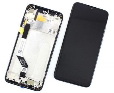 Display Xiaomi Redmi Note 7 cu Rama Black Negru foto