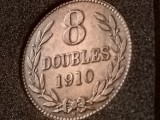 8 doubles 1910 (in capsula), stare aUNC+, Tiraj = 91.000, conservata [poze]. Discountde 10 % pentru achizitii cumulate de minimum 130 de lei., Europa