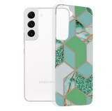 Techsuit - Marble Series - Samsung Galaxy S22 verde