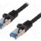 Cablu patch cord, Cat 6a, lungime 500mm, S/FTP, LOGILINK - CQ4023S