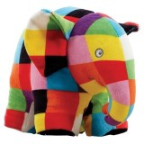 Jucarie din plus elefantul Elmer, 17 cm, Rainbow Designs