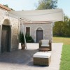 VidaXL Copertină autonomă retractabilă automat, crem, 500x350 cm 3069667