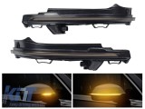 Semnale de &icirc;ntoarcere LED dinamice de tuning, potrivite pentru oglinzile laterale ale Audi Q7 2016-2019 Dynamic Sport, Elite Sport, Comfort Sport, Pre