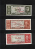 Lot / Set Bolivia 10 + 50 + 100 pesos bolivianos / 1962 necirculate, America Centrala si de Sud