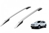 Bare Longitudinale Aluminiu Gri Nissan Qashqai 2006-2014 - Set 2 buc Portbagaj Auto Design
