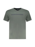 Cumpara ieftin Tricou barbati, cu imprimeu cu text, Regular fit, Verde, S