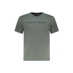 Tricou barbati, cu imprimeu cu text, Regular fit, Verde, S
