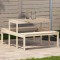 vidaXL Masă de picnic, 110x134x75 cm, lemn masiv de pin 832557