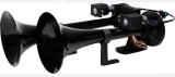Claxon Auto TGV HI-DO, Doua Melodii, Pentru Autoturisme, Camion, TIR, Doua Trompete, 12V, 135db, Negru