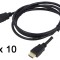 Cablu HDMI PVC negru 1,8m