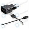 &Icirc;ncărcător de călătorie Samsung USB 2000 mAh incl. Cablu de date negru (Blister) ETA-U90EBEGSTD