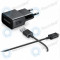 &Icirc;ncărcător de călătorie Samsung USB 2000 mAh incl. Cablu de date negru (Blister) ETA-U90EBEGSTD