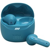 Casti True Wireless JBL Tune Flex 2, Bluetooth, ANC, Spatial Sound, Multi-point, IP54, Turcoaz