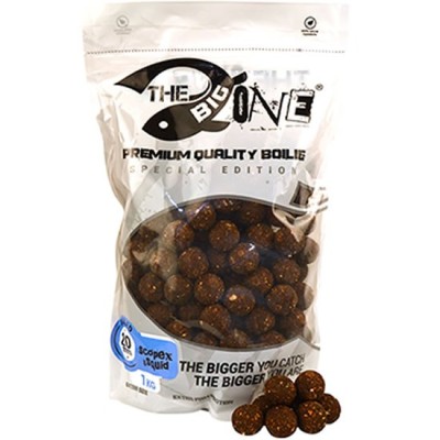 Boilies Fierte THE ONE Cooked Big One, 20mm, Scopex &amp;amp; Squid, 1kg foto