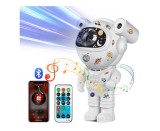 Proiector de stele LED si boxa Astronaut cu bluetooth incorporat, cap rotativ si detasabil, telecomanda