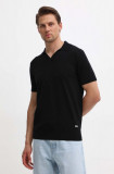 Karl Lagerfeld pulover barbati, culoarea negru, light, 543307.655082