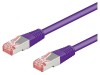 Patch cord S/FTP 6 litat LSZH violet 3m 28AWG, Goobay
