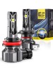 Set 2 Becuri LED Auto H7, 6000K Alb, 15000LM, 9-32V, CANBUS, 50W/Bec, Durata 50000h+