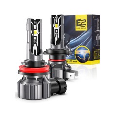 Set 2 becuri led auto, 6000k (lumina alba), 15000LM, DC 9-32V, canbus