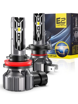 Set 2 becuri led auto, 6000k (lumina alba), 15000LM, DC 9-32V, canbus foto