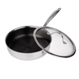 Cumpara ieftin Tigaie Adanca cu capac, 24 cm, Eternal Collection