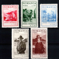 Romania 1931, LP 93, Expozitia Cercetaseasca, seria, MNH LUX!