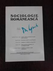 SOCIOLOGIE ROMANEASCA NR.4I/1999 - D. GUSTI director fondator foto