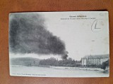 Carte postala, Guerre 1914-1915, incendie de lUsine Fabius Henrion a Pagny, inceput de secol XX