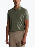 Tricou polo barbati din bumbac Elbas cu croiala Regular Fit verde 2XL, Verde, 2XL INTL, 5XL)), Napapijri