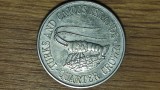 Insulele Turks &amp; Caicos - moneda de colectie exotica - 1/4 crown 1981 - Elisabeta II - Commonwealth britanic - an unic de batere