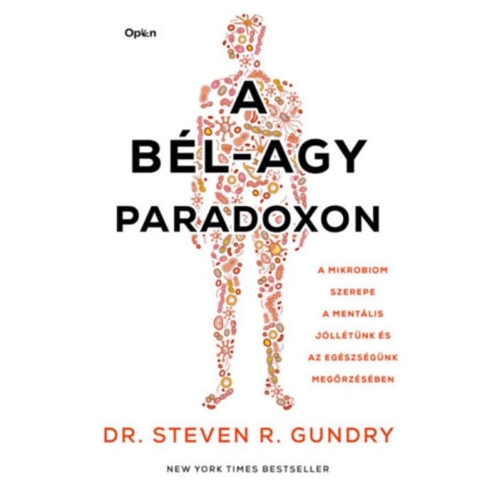 A b&eacute;l-agy paradoxon - A mikrobiom szerepe a ment&aacute;lis j&oacute;ll&eacute;t&uuml;nk &eacute;s az eg&eacute;szs&eacute;g&uuml;nk megőrz&eacute;s&eacute;ben - Steven R. Gundry
