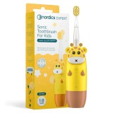 Periuta de dinti electrica pentru copii 1-8 ani - galbena Nordics