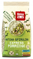 Porridge Express cu matcha si spirulina fara gluten bio 350g foto