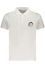 Trussardi Tricou polo barbati, cu imprimeu grafic, Regular fit, Alb (Marime: XL) foto