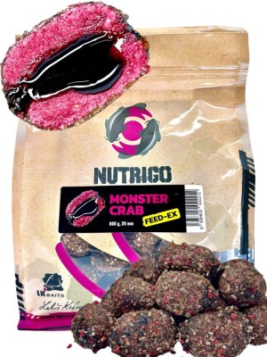 Boilies cu Miez Lichid LK BAITS Nutrigo Feed-Ex, Monster Crab, 20mm, 800g foto
