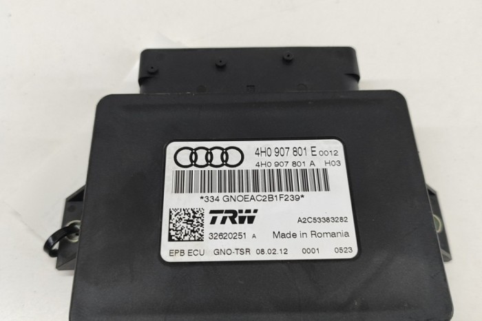 Unitate de control fr&acirc;nă de m&acirc;nă AUDI A6 4G2, C7, 4GC 2012 OEM: 4H0907801E,4H0907801A,A2C53383282 22929654