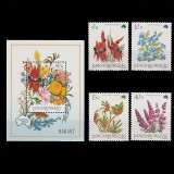 F&ouml;ldr&eacute;szek vir&aacute;gai-Ausztr&aacute;lia (Flora Australia) LP4172-4176 Ungaria 1992