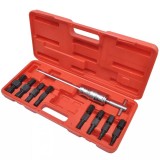 Set extractor de rulmenți cu prindere interioară 9 buc., vidaXL
