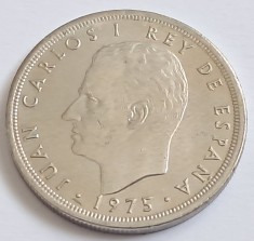 Spania, 5 Pesetas 1975, Juan Carlos I
