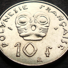 Moneda exotica 10 FRANCI - POLYNESIE / POLINEZIA FRANCEZA, anul 1998 * cod 3902